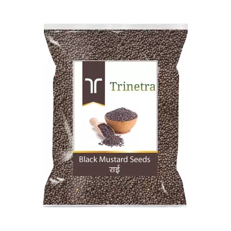Trinetra Best Quality Black Mustard Seed/Rai - 500gm