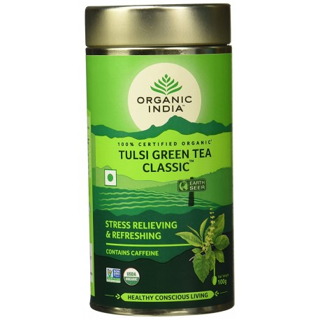 Organic India Classic Tulsi Green Tea 100gm