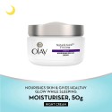 Olay Natural Aura 7 In One Night Cream with Vitamin B3, Pro B5, E 50gm
