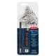 Derwent Precision Mechanical Pencil 0.7 Mm With Hb Leads And Erasers|Black
