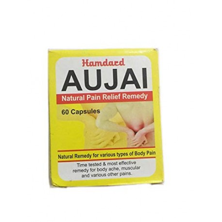 Hamdard Aujai Natural Pain Relief Remedy - 60 Capsules