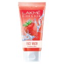 Lakme Blush & Glow Gel Face Wash, Strawberry Blast 100gm