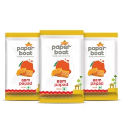 Paper Boat Aam Papad Family Pack  Fruit BarPack of 3 90g Each