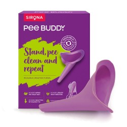 PeeBuddy Reusable Female Urination Device 1 Unit, Reusable for Women (Pack of 3) (Purple)
