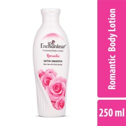 Enchanteur Romantic Perfumed Body LotionFrench Fragrance 250ml  with Aloe Vera & Olive Butter for Satin Smooth Skin 250 ml