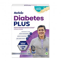 Horlicks Diabetes Plus Vanilla 400G Powder Helps Manage Blood Sugar Starts Working From Day 1