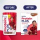 Horlicks Protein Plus Chocolate Protein Drink for Adults, 400g Container | Whey, Soy & Casein Blend High Protein Powder