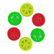 Set of 6 Rangoli Making Tool Kit Stamp Filler Bottles