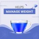 BLUE TEA Belly Fat Herbal Tea - 30 Tea Bags PRIME SAVING DAYS Caffeine-Free