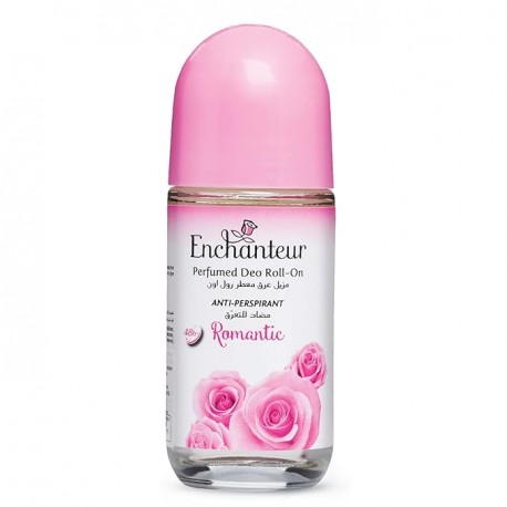 Enchanteur Romantic Anti-Perspirant Deodorant Roll-On For Women 50 ml  pack of 2