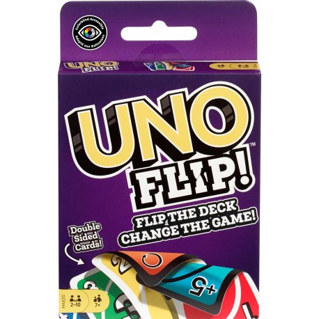 Uno Flip Side Card Game Double Sided Card Games  (Multicolor)