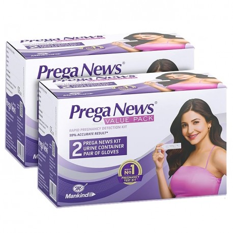 Prega News Test Kit Value Pack Pack of 2