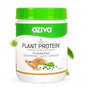 OZiva Organic Plant Protein for Everyday Fitness | 30g Protein - Pea Isolate Complete Plant Protein Powder 500gm