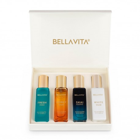 Bella Vita Luxury Unisex Eau De Parfum Gift Set 4 x 20ml for Men & Women