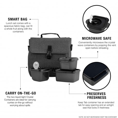 Tupperware New Urban Lunch Set