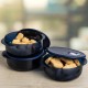 Tupperware Freeze microwaveable Multipurpose Container Heat n Serve 600ml 3pc