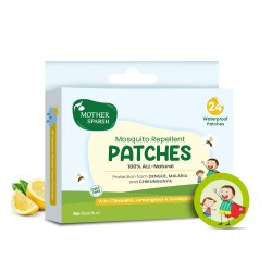 Mother Sparsh 100% All Natural Mosquito Repellent Patches for Babies (24 Patches) Pack of 2