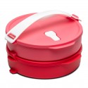 Tupperware Click to Go Round Food Carrier 880ml