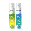 Secret Temptation Te Amo Sparkle and Aqua No Gas Perfume Body Spray for Women Pack of 2,120ml