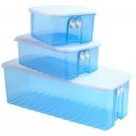 Tupperware FridgeSmart Plastic Container Set 3-Pieces Multicolour