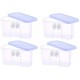 Tupperware Fridge Smart Mini Plastic Container Set, 400ml, Set of 4, Multicolour