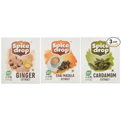 Spice Drop Chai Masala Tea Combo  Natural Extract of Ginger  Adrak  Tea Masala