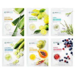 MIRABELLE COSMETICS KOREA Fairness Facial Mask Combo Pack of 6