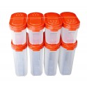Tupperware Modular Mate Spice Shaker Set (8) (Red)