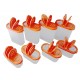 Tupperware Modular Mate Spice Shaker Set (8) (Red)