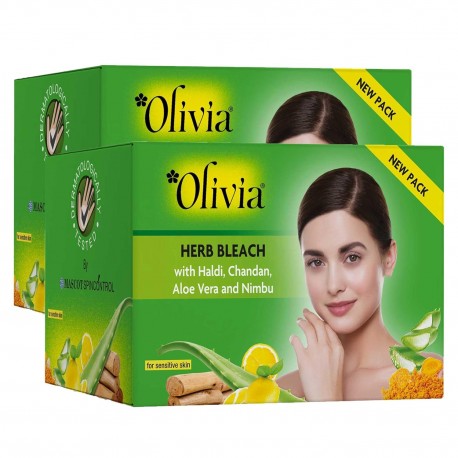 Olivia Herb Bleach for Sensitive Skin 60g Pack of 2