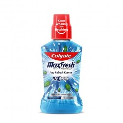 Colgate Maxfresh Plax Antibacterial Mouthwash Mouth Wash Liquid for Bad Breath 500ml