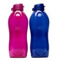 Tupperware Aquasafe Eco Plastic Bottle, 2L, Set of 2, Purple