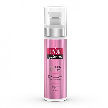 Livon Style Pro Keratin Hair Serum for Women10X Stronger & Smoother Hair 100ml