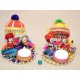 Rajasthani Raja Rani Puppet Diwali Decoration Items for Home Decor Tea Light Candle Holder(Pack of 2)