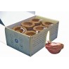 PremaNature Panchagavya Diya/Vilakku Set Cow Dung Diya with 36 Wicks