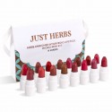 Just Herbs Ayurvedic Creamy  SuitMatte Micro Mini Lipstick Kit (Pack of 16)