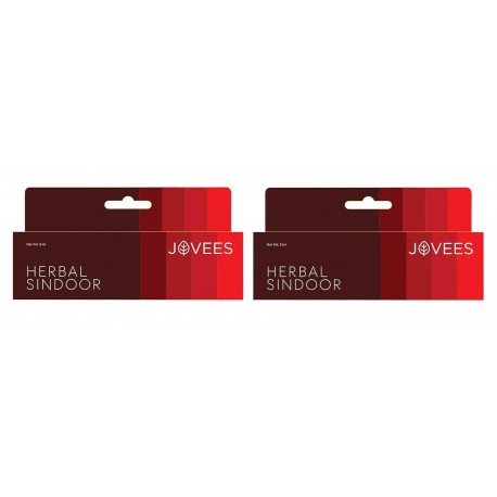 Jovees Water Resistant Herbal Sindoor - Maroon (5ml) Pack of 2