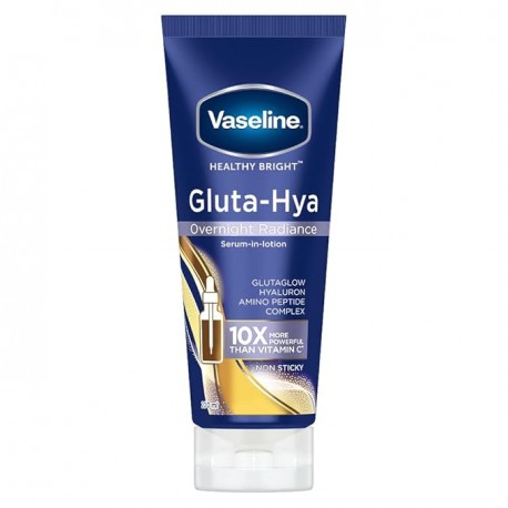 Vaseline Gluta-Hya Overnight Radiance, Serum-In-Lotion Boosted With Amino Peptide 200ml