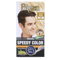 Bigen Bigen Men's Speedy Hair Color Medium Brown40gm+40gm -105 80g