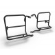 Royal Enfield Black Military Pannier Rails-Disc