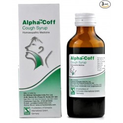 Dr Willmar Schwabe India Alpha-Coff Cough Syrup 9 pack of 5