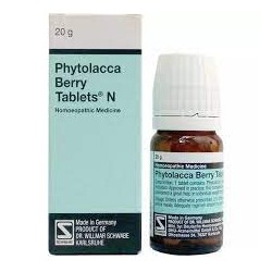 Dr. Willmar Schwabe Germany Phytolacca Berry Tablets 20g Pack of 2