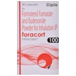 Foracort 100 Rotacaps Bottle of 30 Capsules