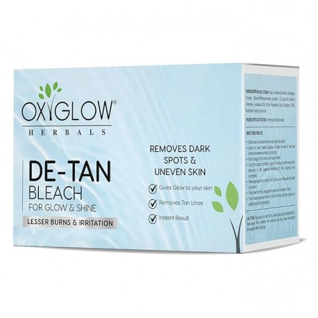 OxyGlow Herbals D-Tan Bleach Cream for Tan Removal Skin 50 gm