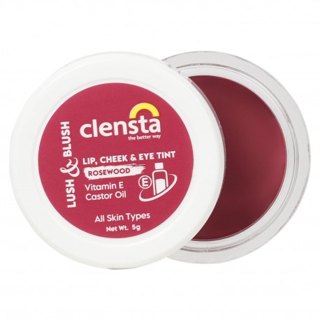 Clensta Lip Cheek Tint Rosewood - 5g