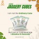 Gurmae Organic Instantly Dissolvable Jaggery Cubes Tea Sweetener Healthy Sugar (50 Cubes)