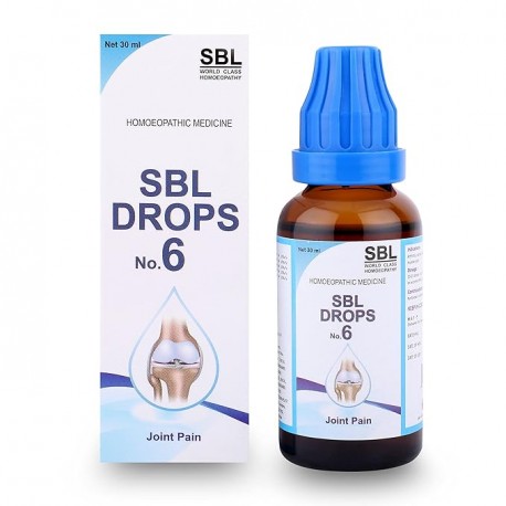 SBL Drops No. 6 (For Joint Pain) pack 3