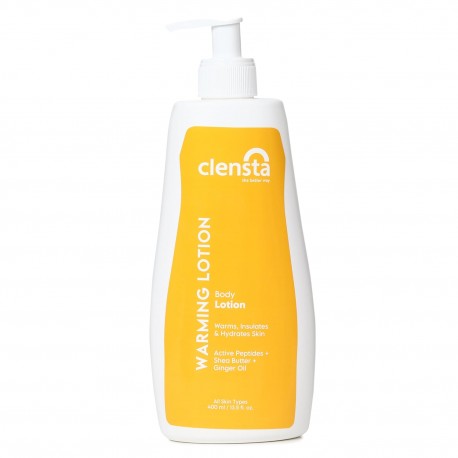 Clensta WARMING Super Light Body Lotion With Ginger Oil - 400ml