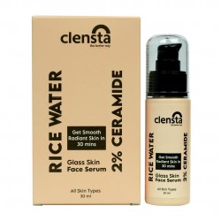 Clensta Rice Water Face Serum with Rice water and 2% Ceramide - 30 ml