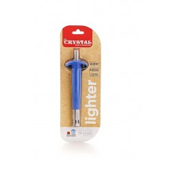 Crystal Plastic Abs Lighter, Multicolour 1pc